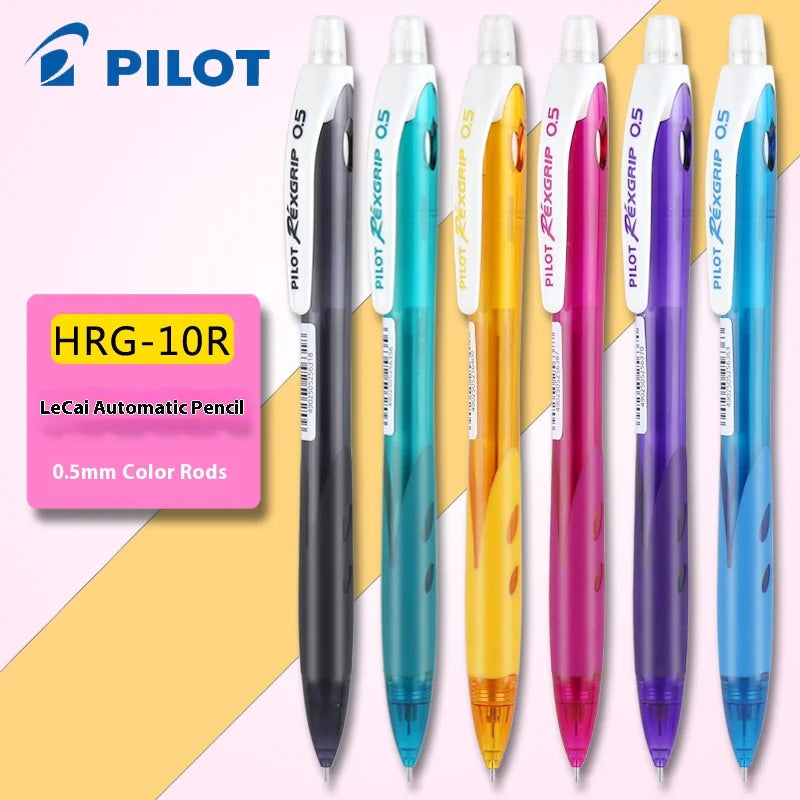 CowLost | product_id-japan-pilot-hrg-10r-mechanical-pencil-0-5mm-colored-rod-unbreakable-non-toxic-with-eraser-for-kids-beginners-writing-drawing |1