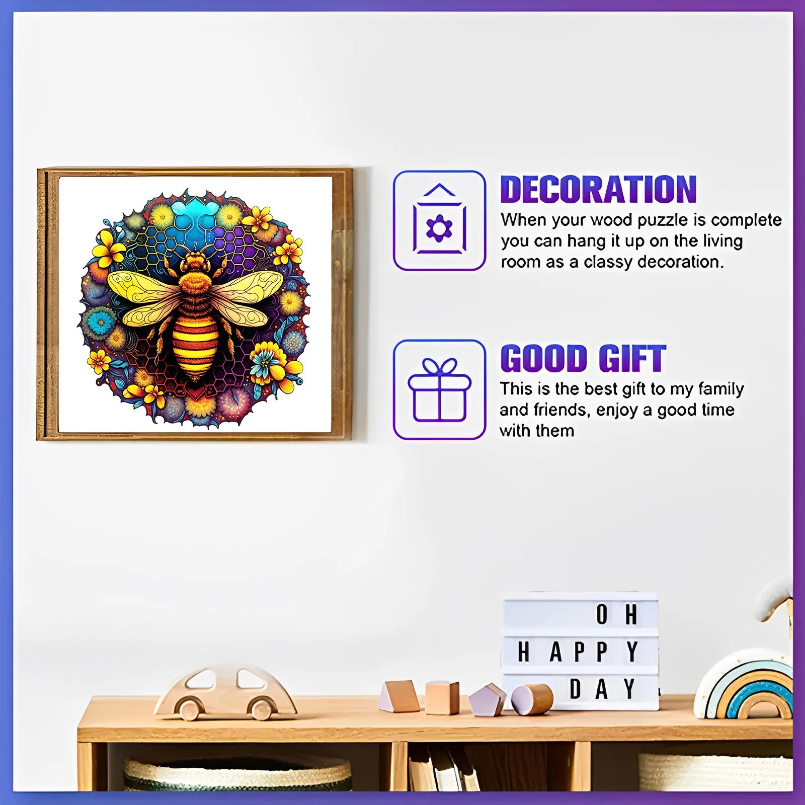 CowLost | product_id-3d-wood-bee-puzzle-challenging-irregular-design-intellectual-toy-gift |4