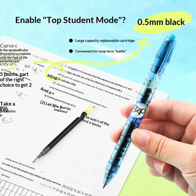 CowLost | product_id-pilot-b2p-retractable-0-5mm-gel-pen-for-smooth-writing-black-blue-red |1