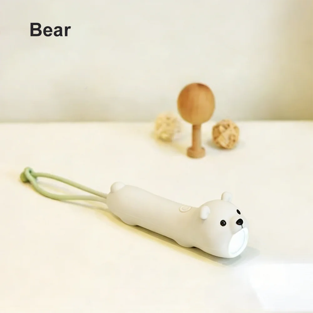 CowLost | various-silicone-usb-rechargeable-soft-flashlight-new-led-dinosaur-sea-turtle-rabbit-kitten-portable-outdoor-torch-for-children |22