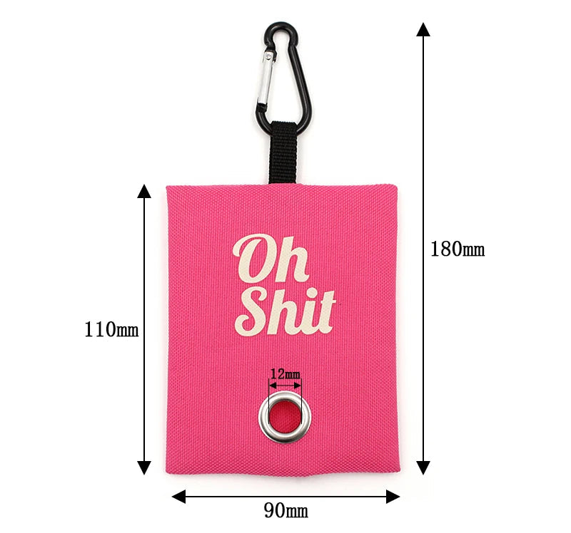 CowLost | uncategorized-portable-canvas-dog-poop-bag-dispenser-storage-holder |3