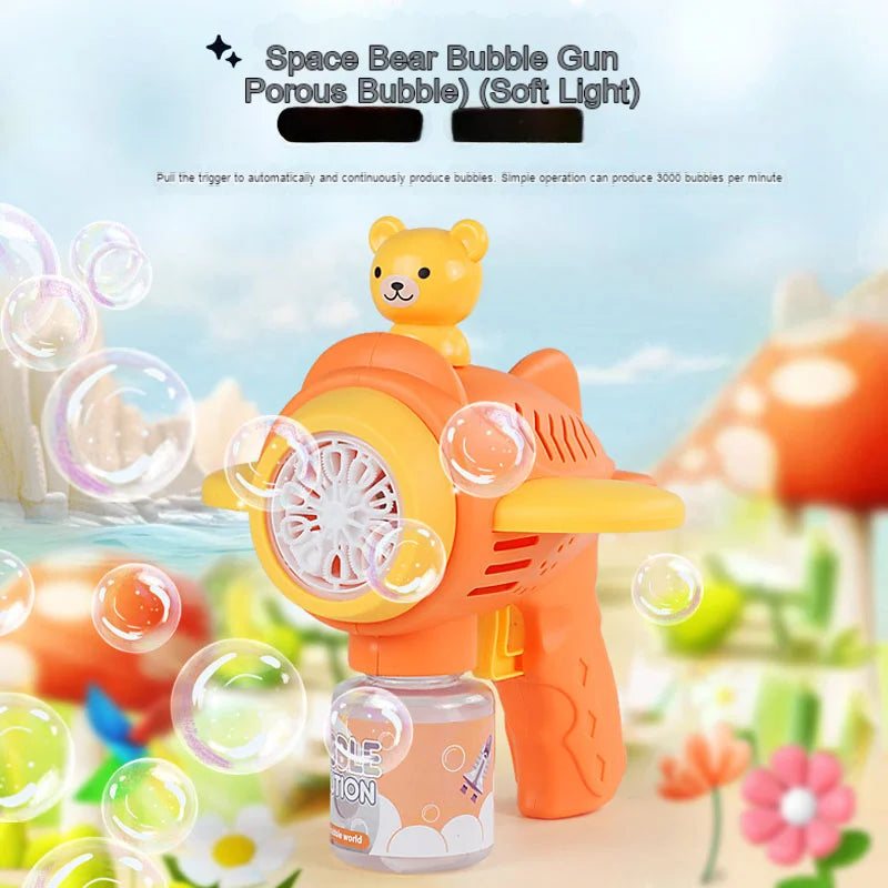 CowLost | product_id-little-bear-automatic-bubble-gun-toy-with-light-for-kids-summer-outdoor-party-gift |3