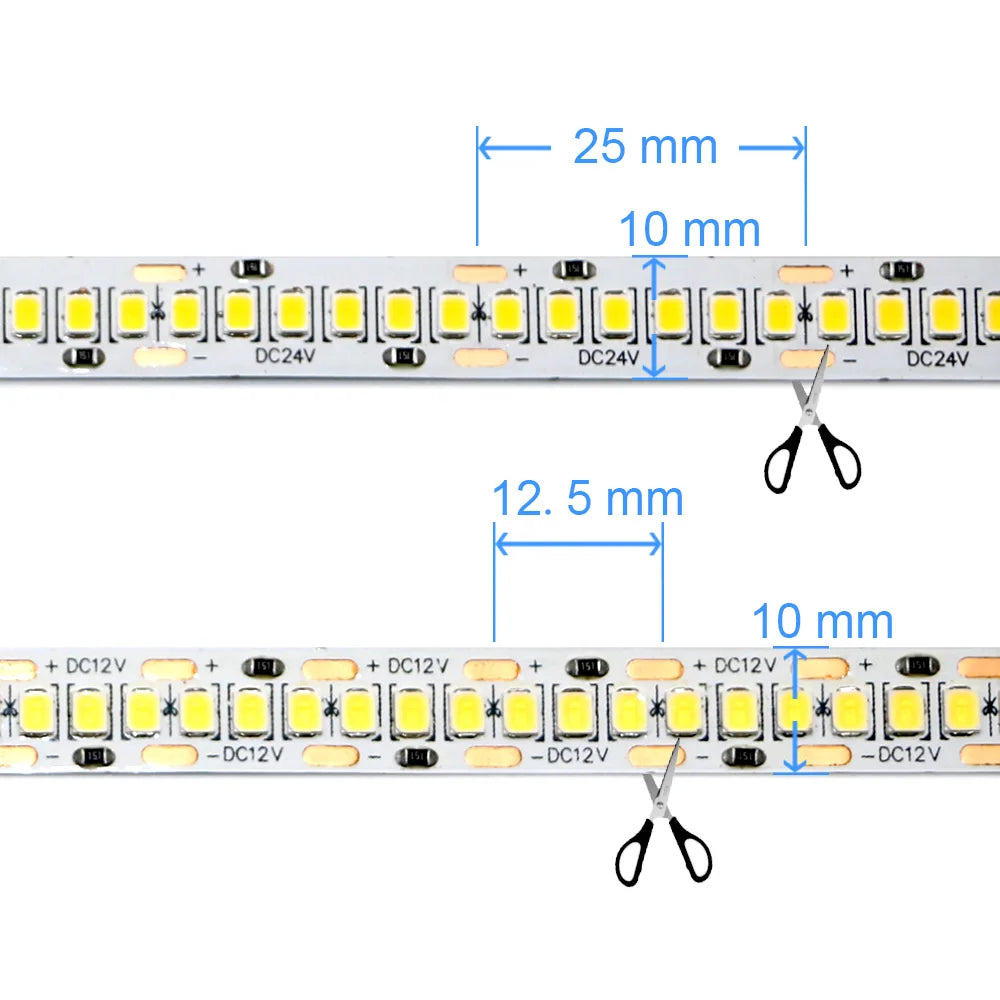 CowLost | 2835-5m-300-600-1200leds-led-strip-dc12v-24v |10