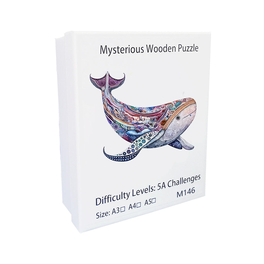 CowLost | product_id-wooden-3d-whale-puzzle-stress-relief-toy-gift |6