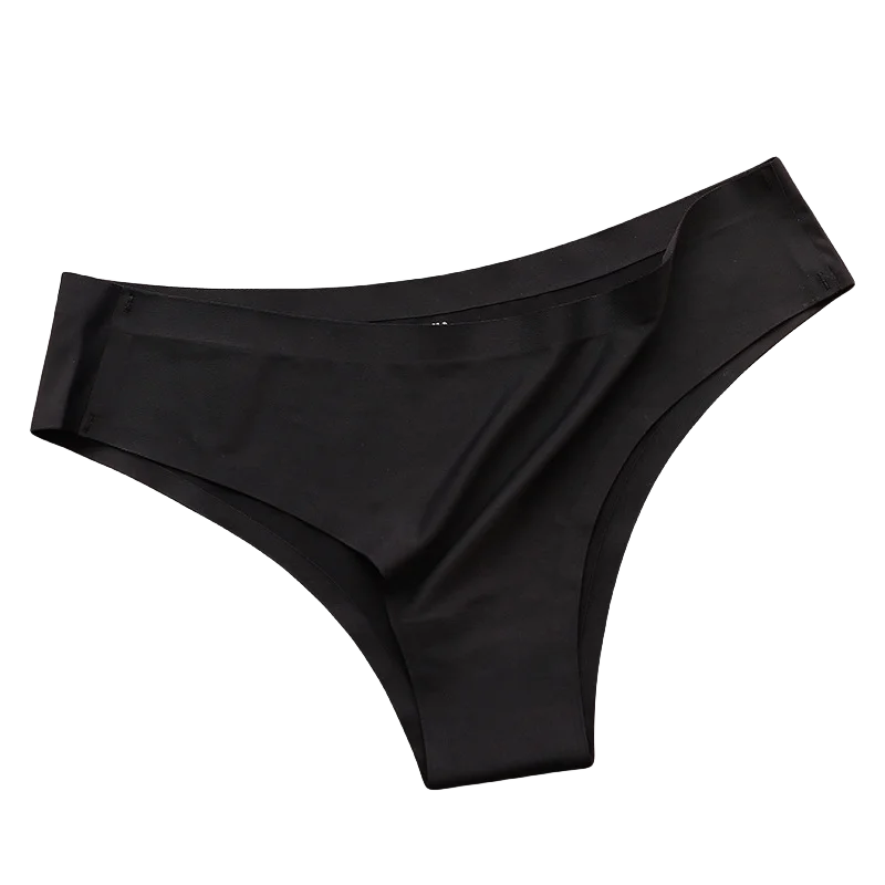 CowLost | product_id-4pcs-women-s-ice-silk-low-rise-brazilian-briefs-soft-breathable-panties-m-xl |15