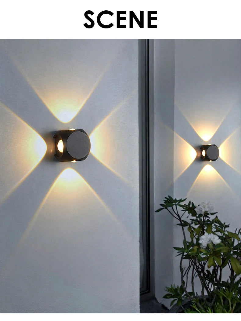 CowLost | product_id-hemisphere-4w-led-up-down-wall-light-for-bedside-corridor-balcony-garden |8