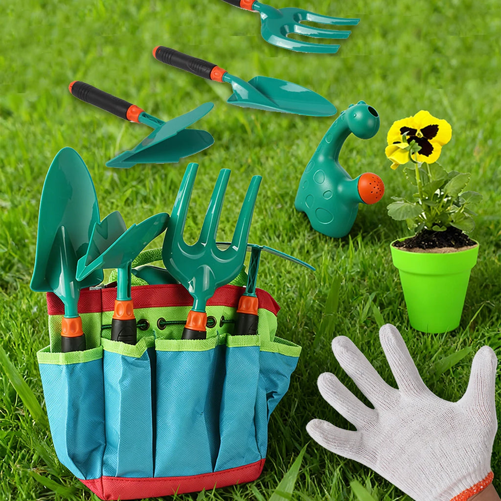 CowLost | product_id-kids-gardening-tool-set-with-cart-apron-gloves-outdoor-garden-toys-for-boys-and-girls |3