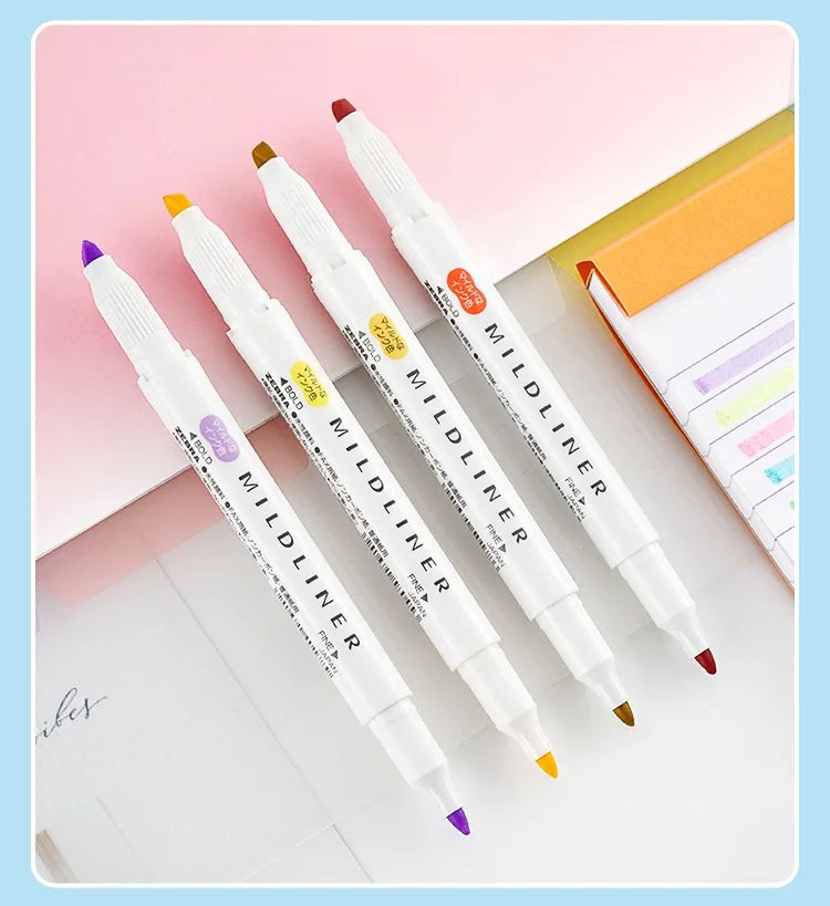 CowLost | product_id-zebra-wkt7-mildliner-dual-tip-highlighter-japanese-stationery-1pc |7