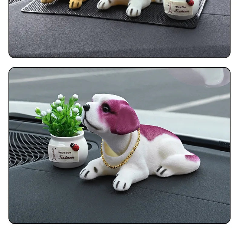 CowLost | car-doll-husky-beagle-st-bernard-shepherd-shake-head-dog-decoration-car-interior-decoration-cute-creative-gift-tabletop-ornament |17