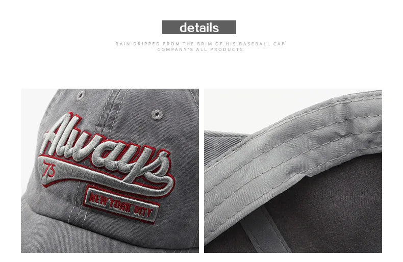 CowLost | baseball-cap-fashion-letter-embroidery-snapback-hat-vintage |15