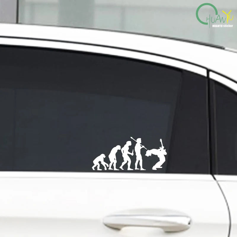 CowLost | interesting-human-evolution-course-creative-car-windows-motorcycle-body-pvc |8