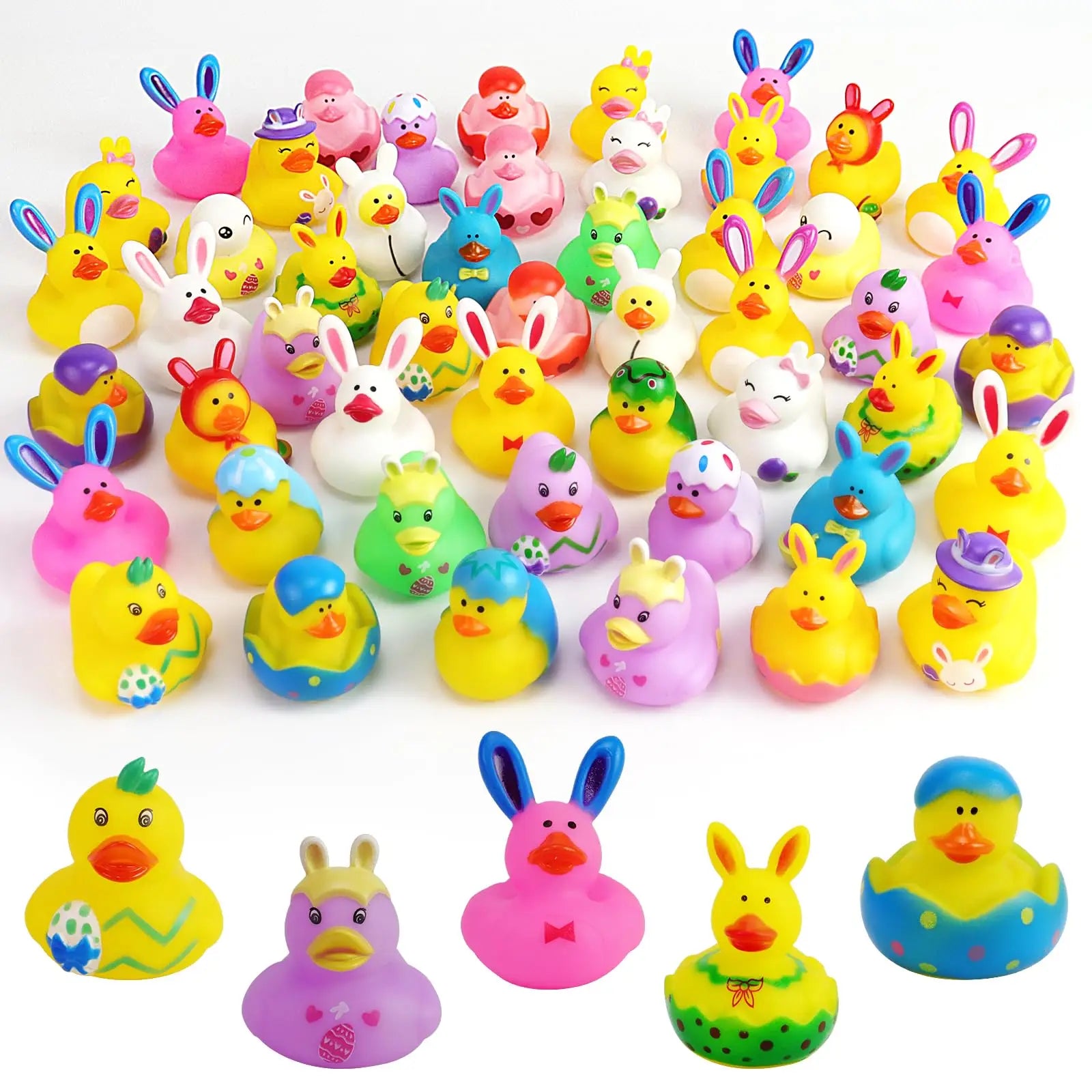 CowLost | product_id-6-12-24pcs-mini-bunny-rubber-ducks-2-1-inch-easter-bath-toys-party-favors |1