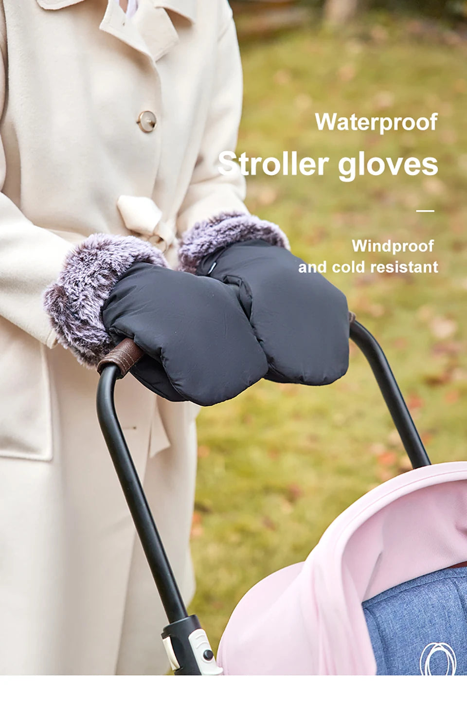 CowLost | 1-pair-winter-warm-thicker-inner-fur-antifreeze-mittens-for-outside |6