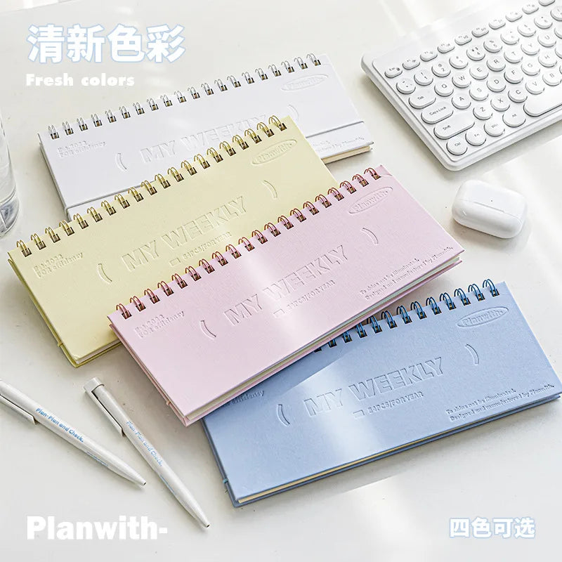 CowLost | product_id-planwith-weekly-flip-up-small-notebook-portable-horizontal-coil-notepad |1