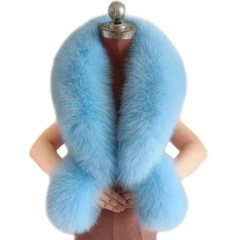 CowLost | winter-natural-fox-fur-scarf-and-cuff-set |11