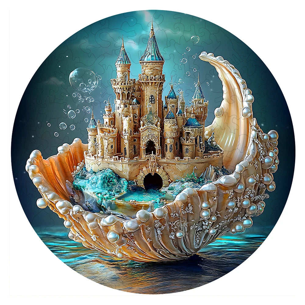 CowLost | product_id-handmade-wooden-shell-castle-3d-puzzle-with-durable-plywood-design |7