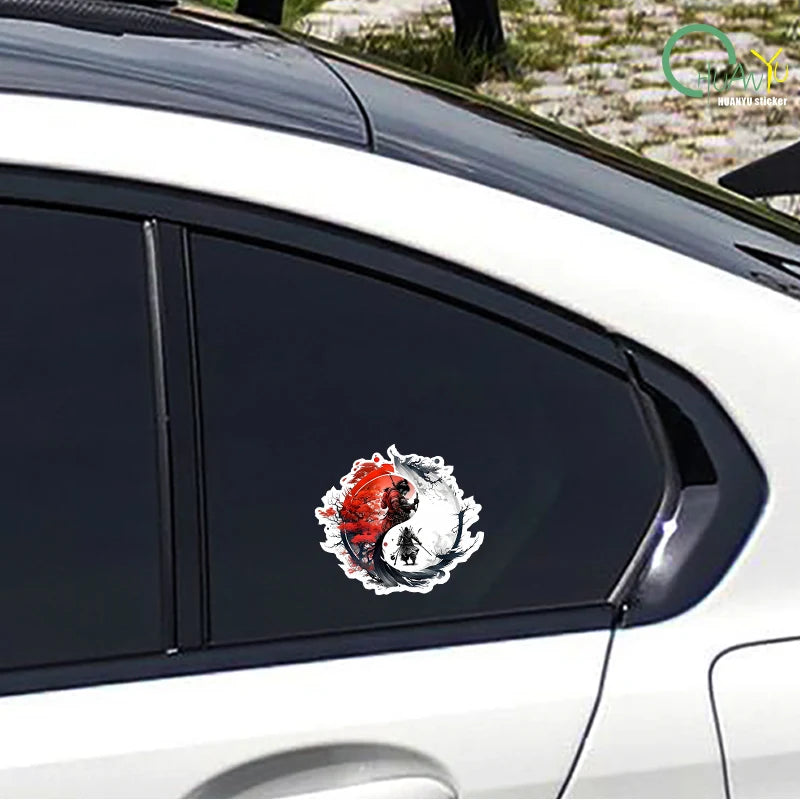 CowLost | reflective-car-sticker-knight-errant-warrior |5