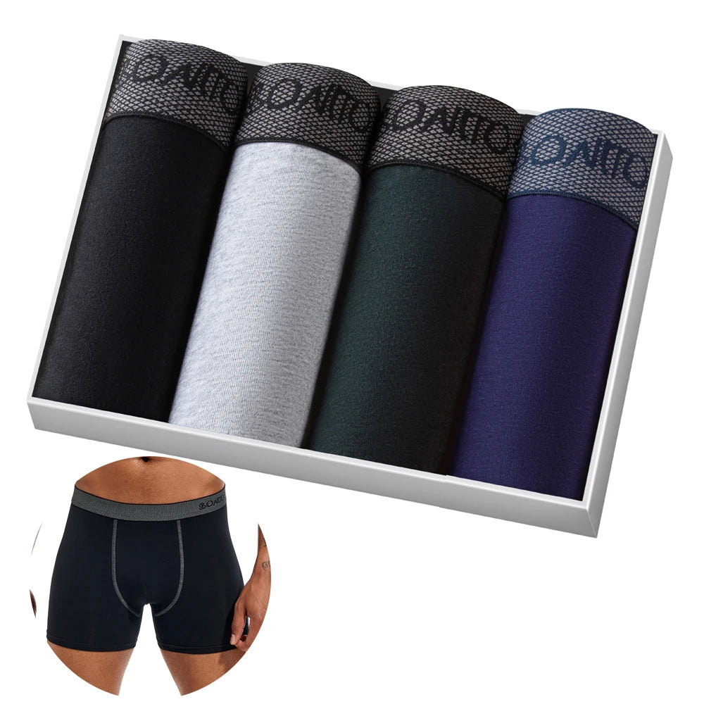 CowLost | activewear-pants-4pcs-mens-cotton-boxer-underpants |39