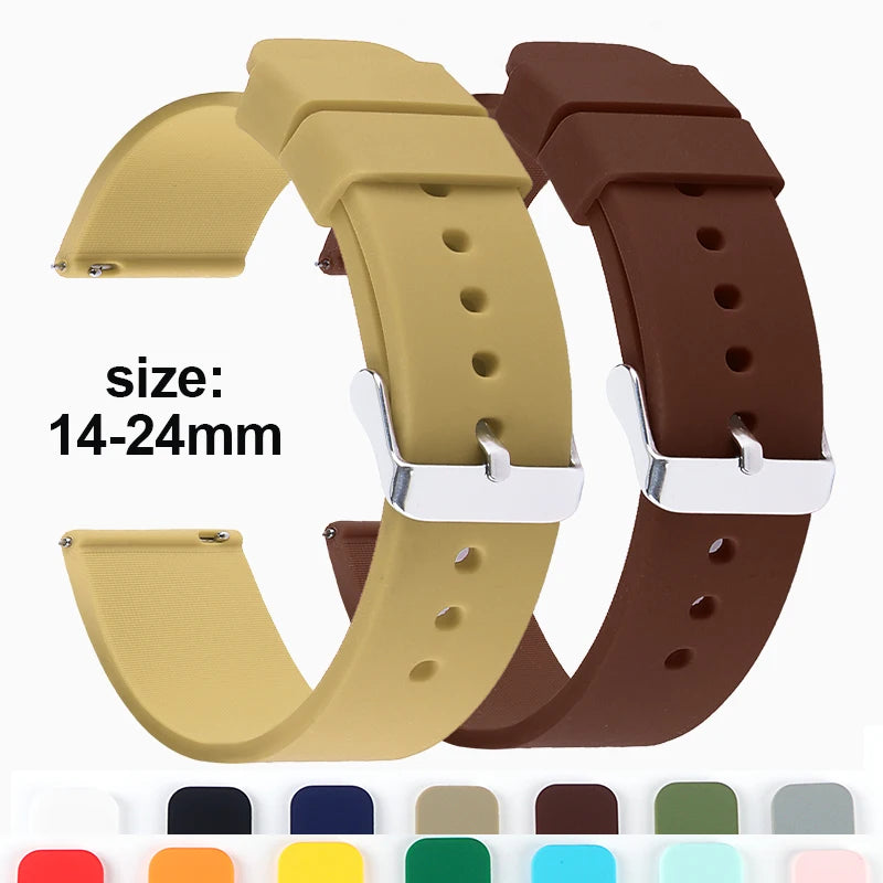 CowLost | product_id-quick-release-waterproof-silicone-watchband-14-24mm-with-polished-buckle-unisex-sports-strap |1