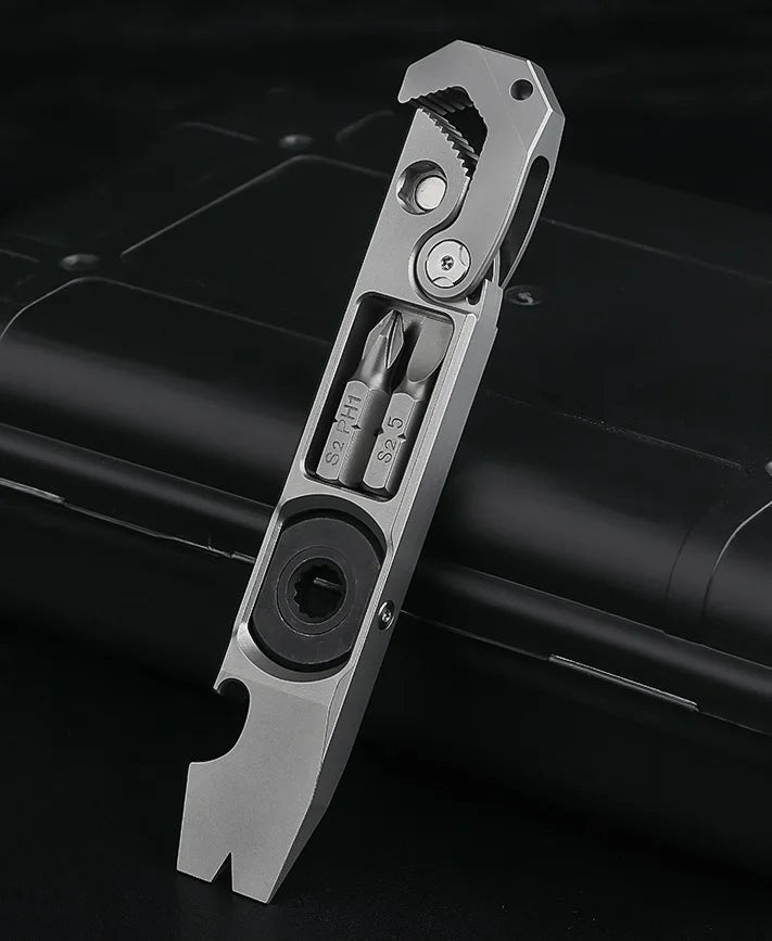 CowLost | tools-tc4-titanium-alloy-crowbar-edc-tool-set-with-screwdriver-wrench-and-eternal-pen-for-outdoor-camping-gift |44