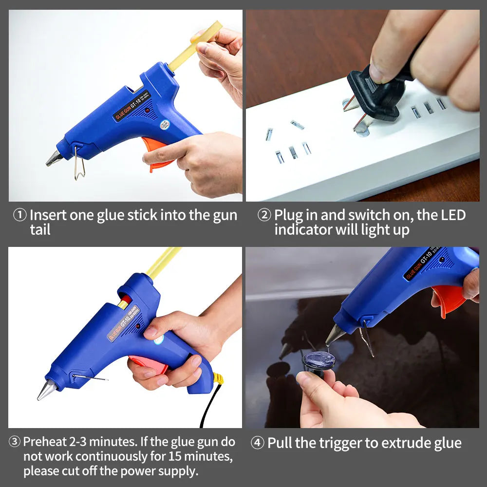 100W Glue Gun 11mm Glue Sticks