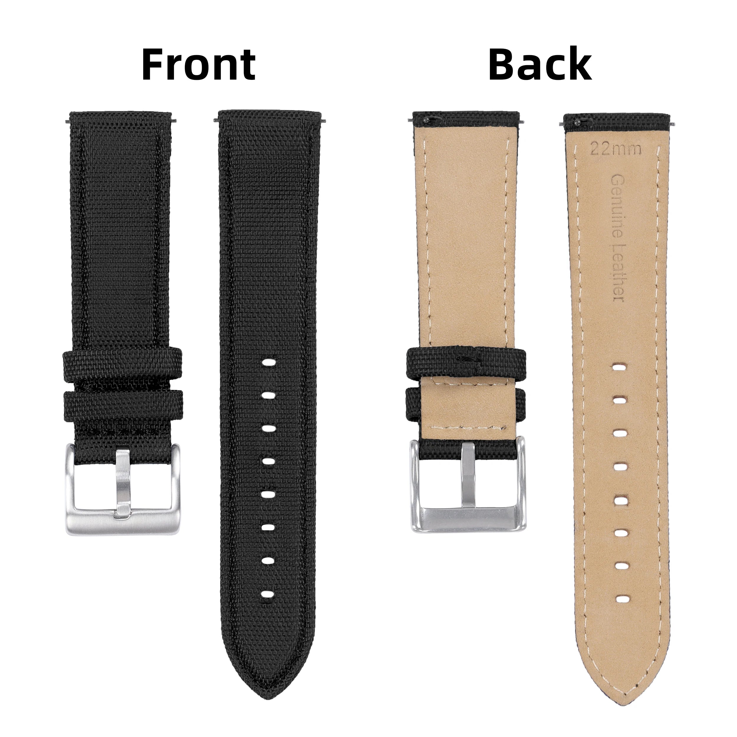 CowLost | product_id-20-22mm-genuine-leather-nylon-quick-release-watch-strap-for-rolex-seiko-huawei |10