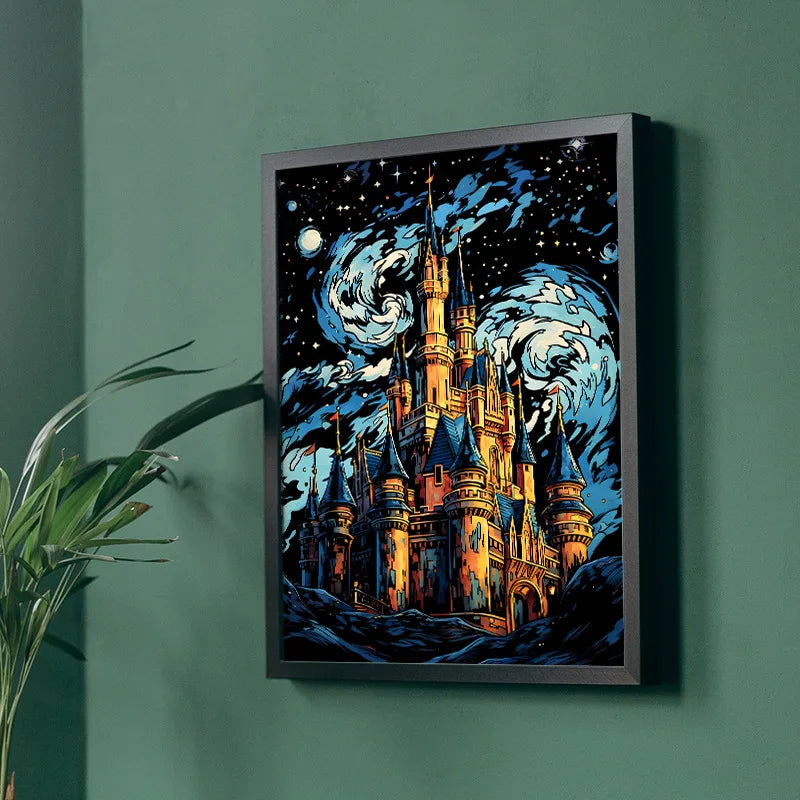 CowLost | product_id-a3-diy-noctilucent-scratch-painting-kit-castle-starry-cat-dolphin-landscape-night-scenes |3