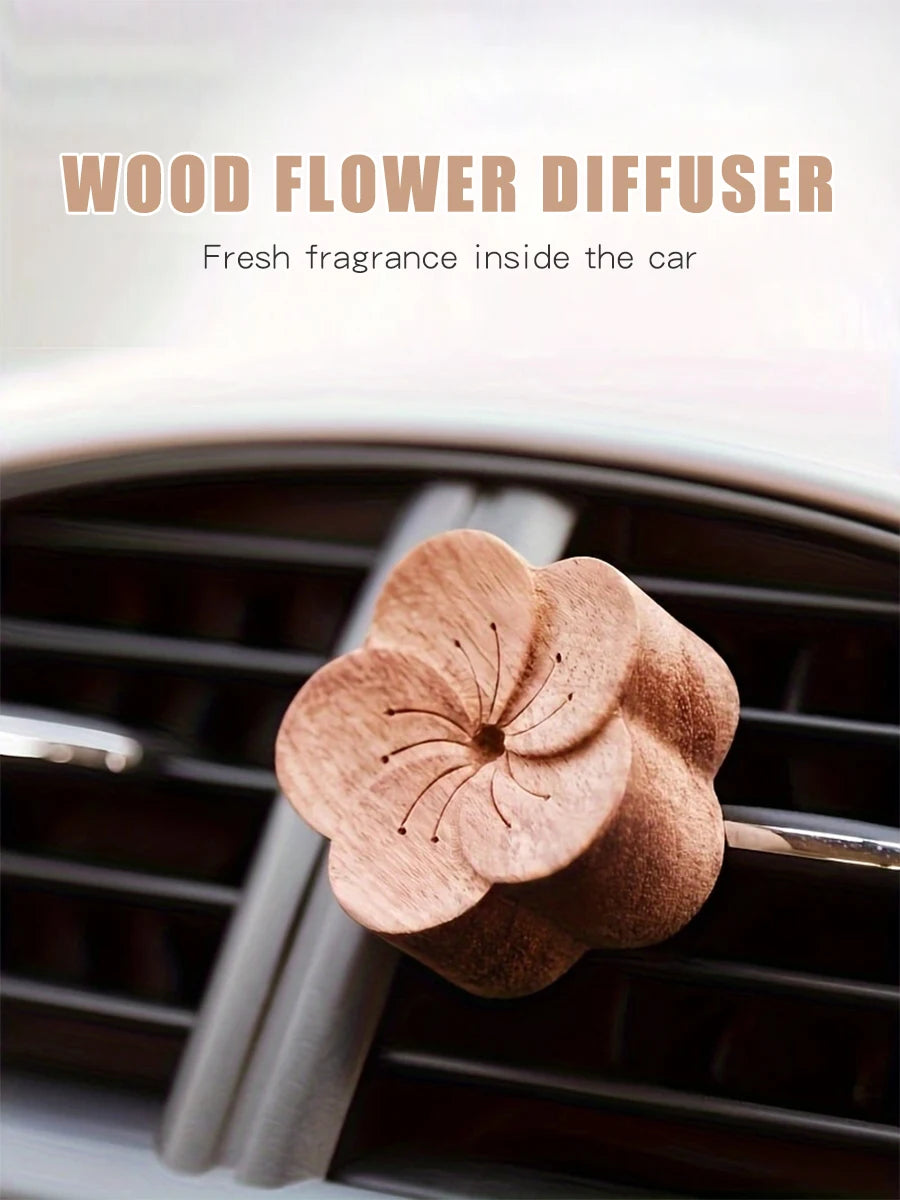 CowLost | product_id-diy-wooden-flower-car-air-freshener-vent-clip-diffuser-no-perfume |7