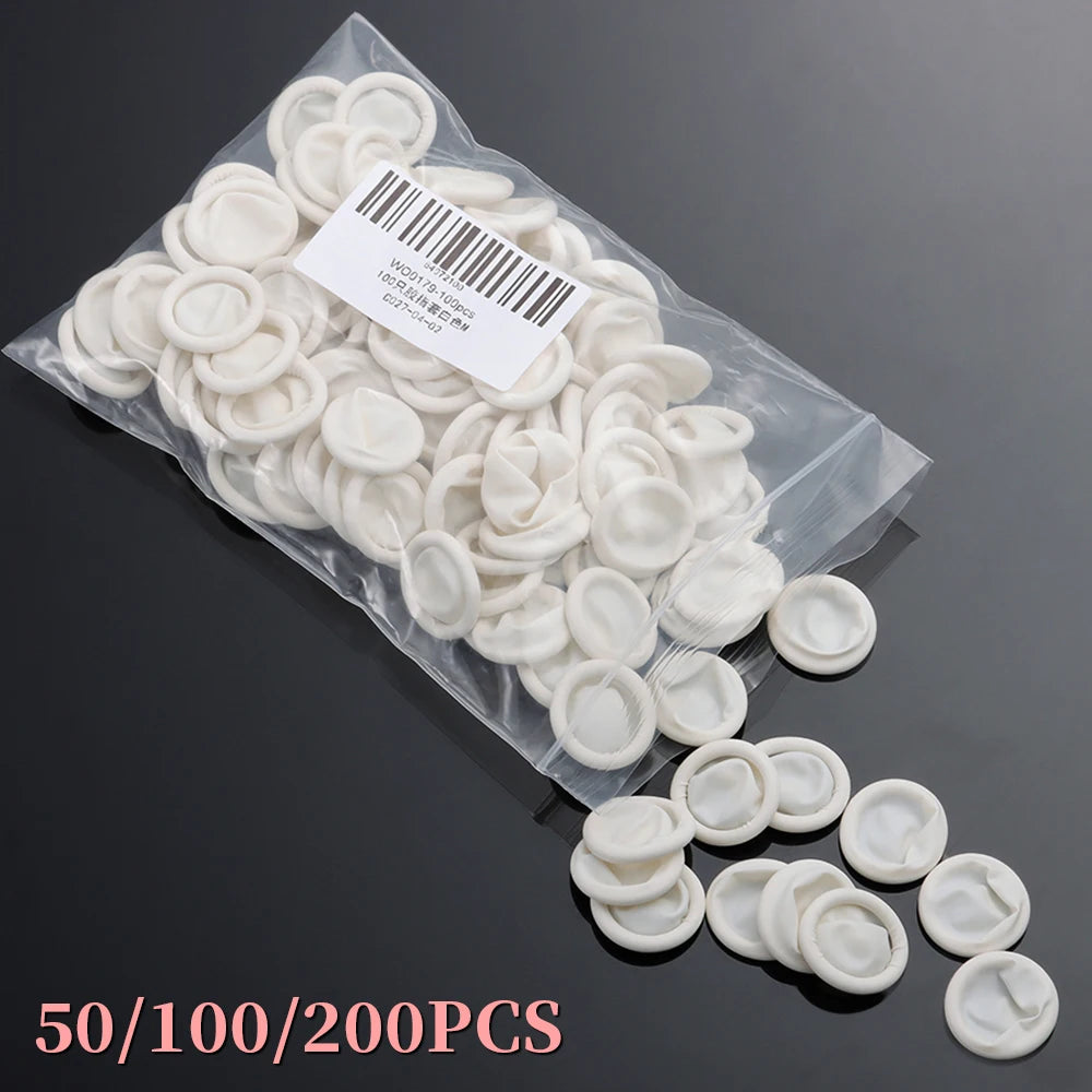 CowLost | product_id-rubber-fingertip-protector-gloves-non-slip-anti-static-for-watch-repair-50-100-200-pcs |1