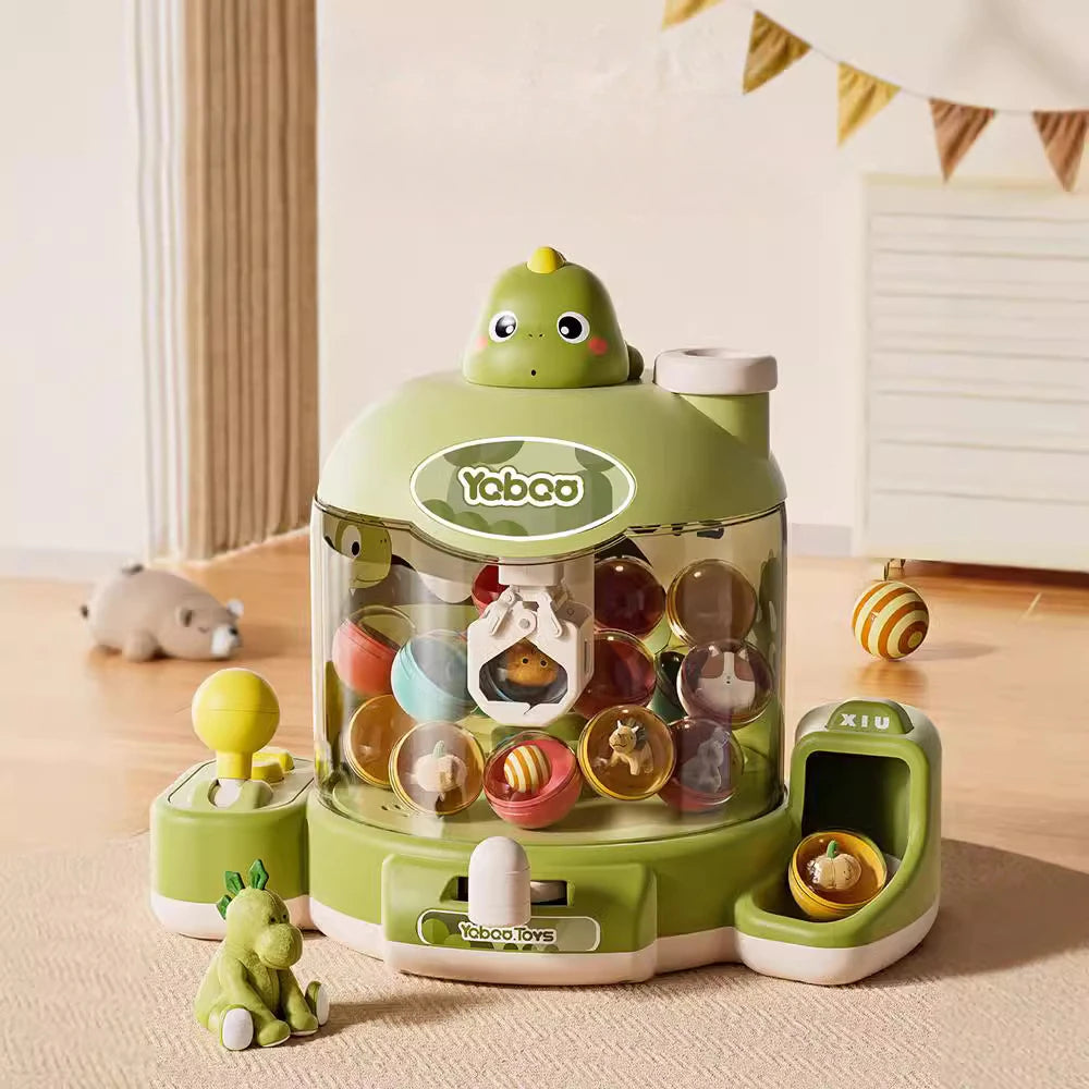 Kids Mini Doll Claw Machine Arcade Toy with Music and Lights