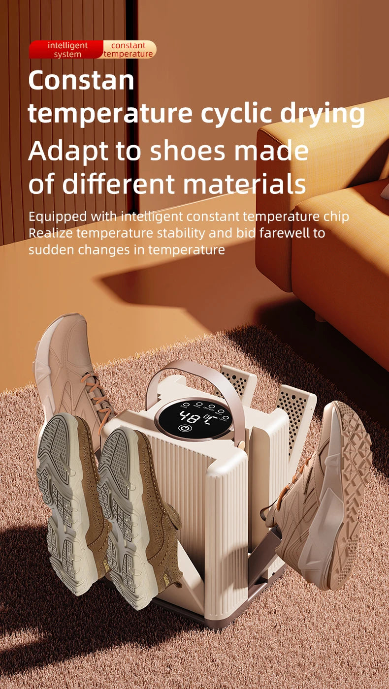 CowLost | product_id-homefish-six-arm-foldable-electric-shoe-and-boot-dryer-with-timer-200w-portable-shoe-warmer |23