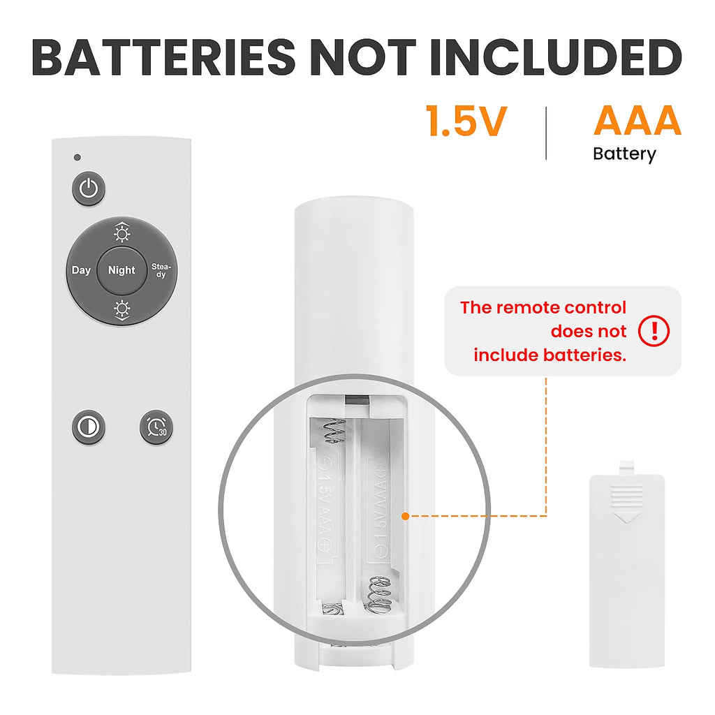 Rechargeable Ceiling LED Light with Remote, 3 Modes, Dimmable, Motion Sensor – 1 or 2 Pack