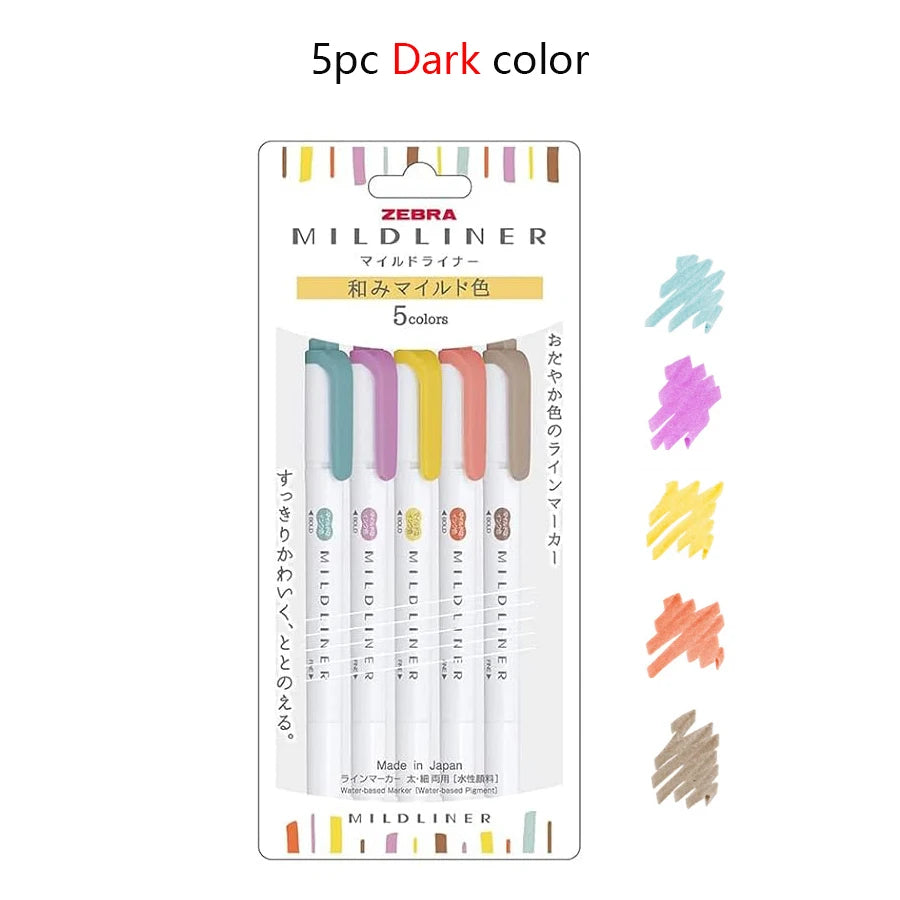 CowLost | product_id-zebra-mildliner-highlighters-5-40-colors-dual-tip-markers-for-art-and-drawing |22