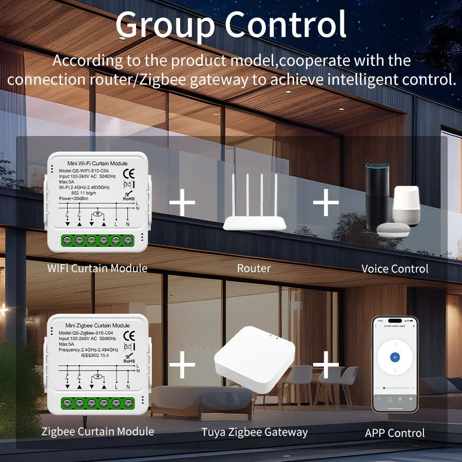 CowLost | product_id-tuya-wifi-zigbee-smart-curtain-switch-module-for-roller-blinds-with-alexa-google-home-control |12
