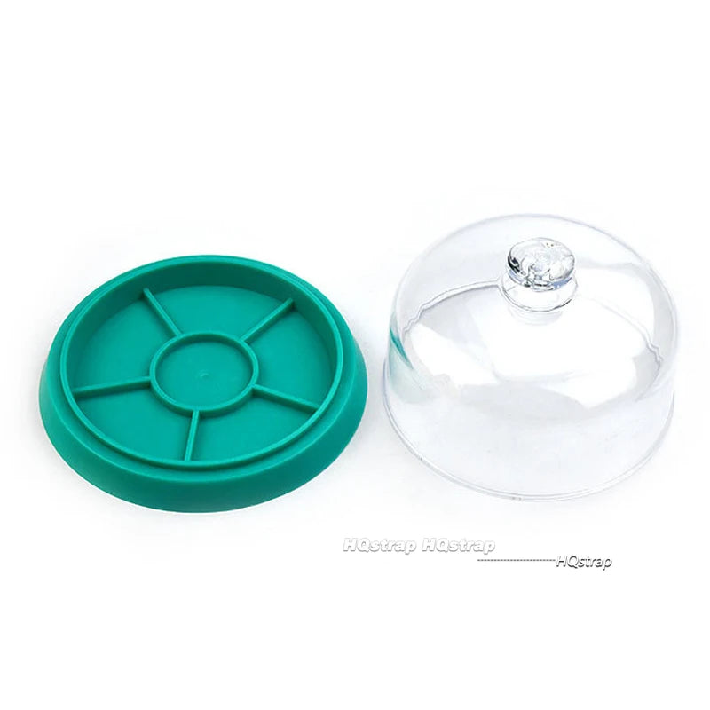 CowLost | watch-movement-dust-cover-watch-parts-holder-tray-parts-protector-moistureproof-anti-dust-covers-storage-box-for-watchmakers |6