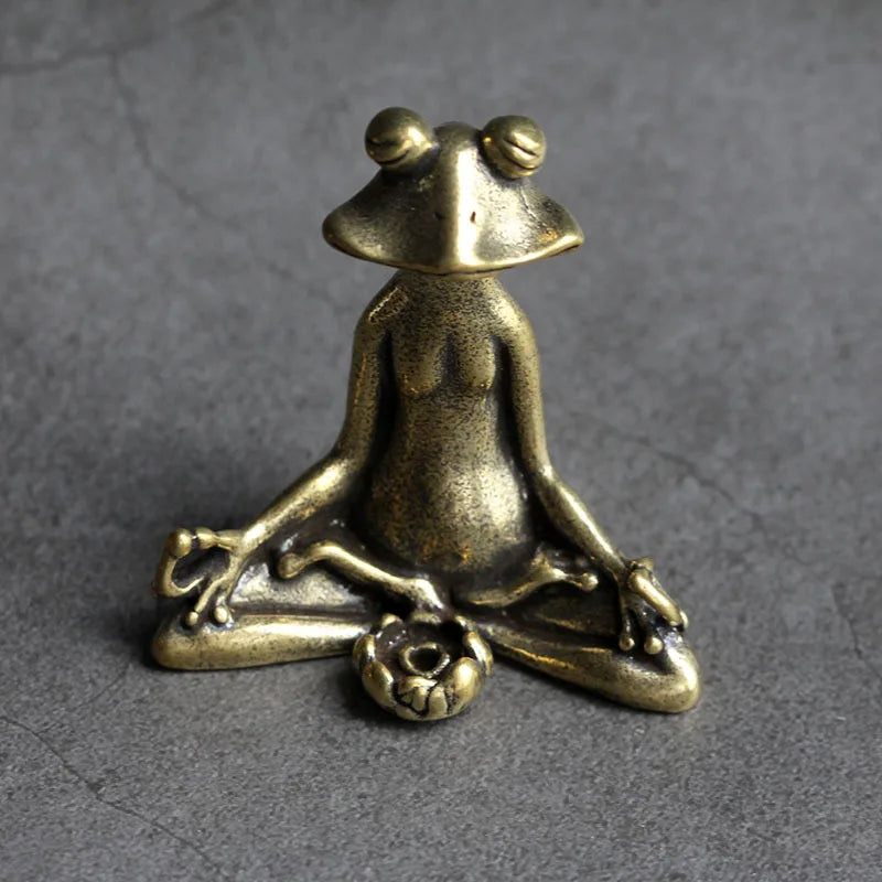 CowLost | ready-to-drink-herbal-infusions-tea-product_id-retro-copper-zen-frog-incense-holder-tea-pet-ornament |3