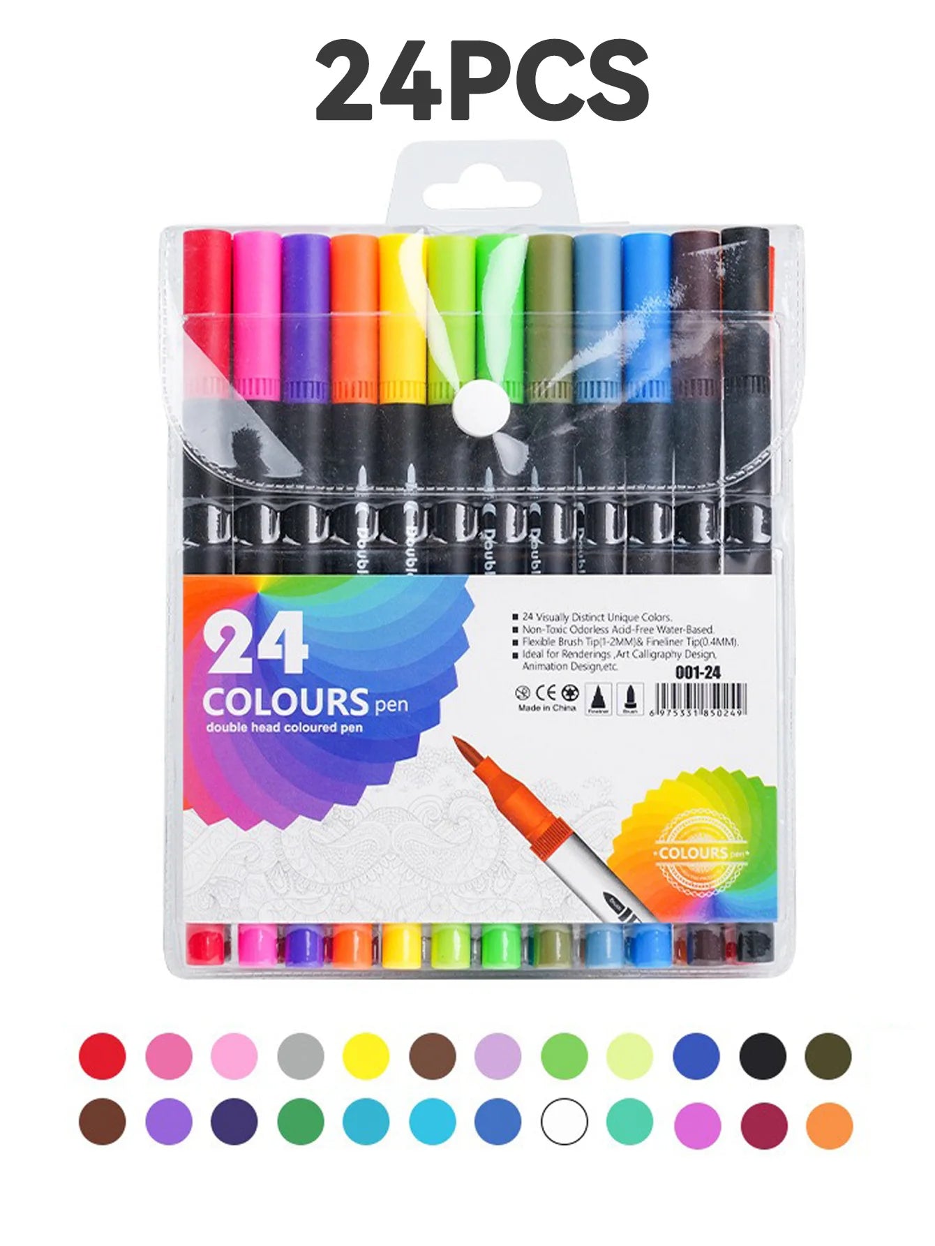 CowLost | product_id-dual-tip-brush-markers-set-12-or-120-colors-for-drawing-lettering |11