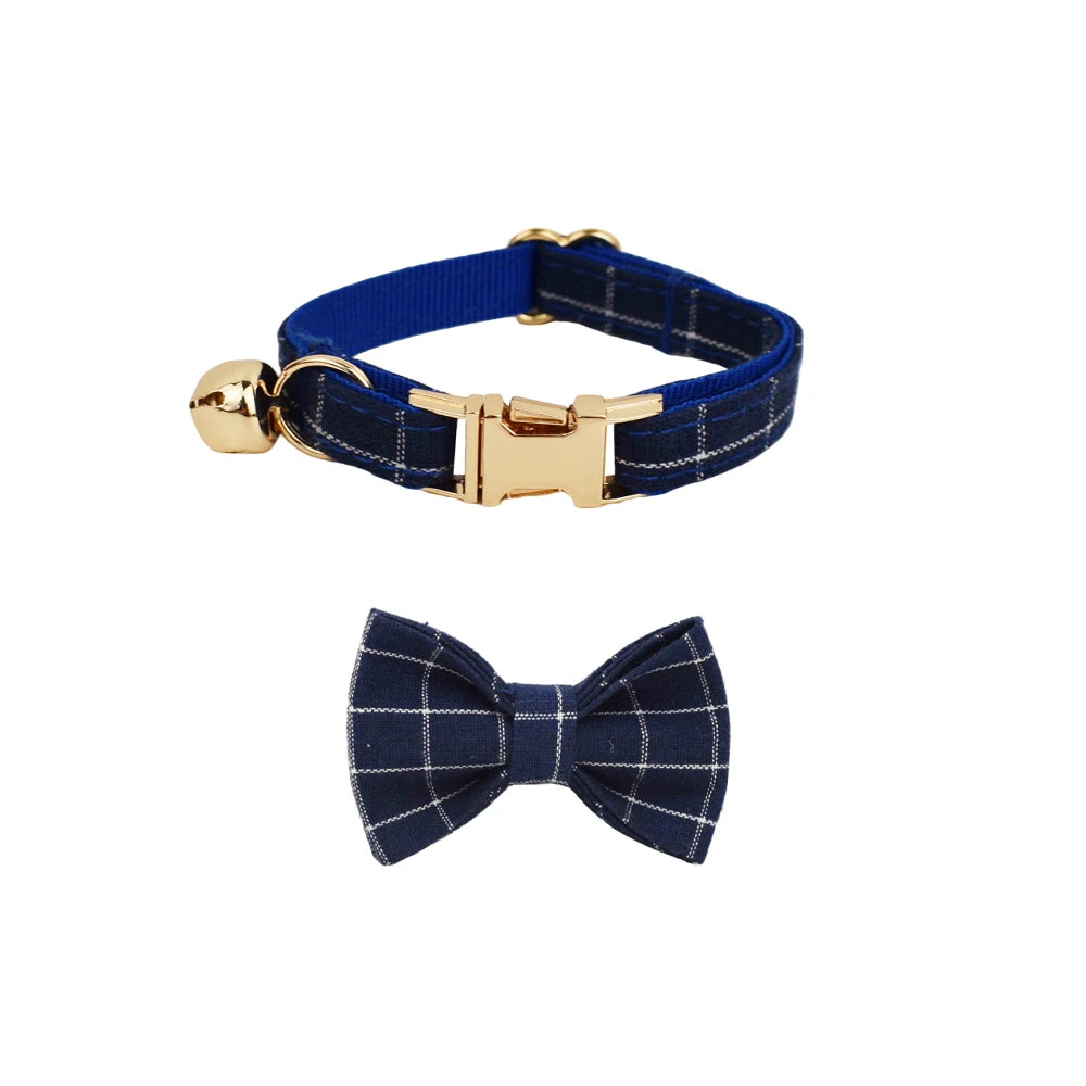 CowLost | cat-furniture-adjustable-cat-collar-with-bowknot-and-bell |18