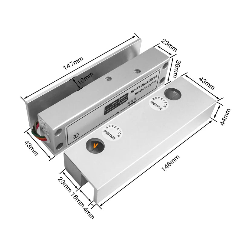 CowLost | locks-keys-product_id-dc12v-frameless-glass-door-electromagnetic-swing-lock-with-timer-delay-drill-free-installation |4