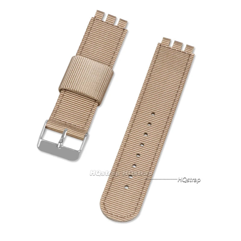CowLost | product_id-nylon-leather-replacement-wrist-strap-for-swatch-canvas-watchband-17mm-19mm-20mm-unisex |23