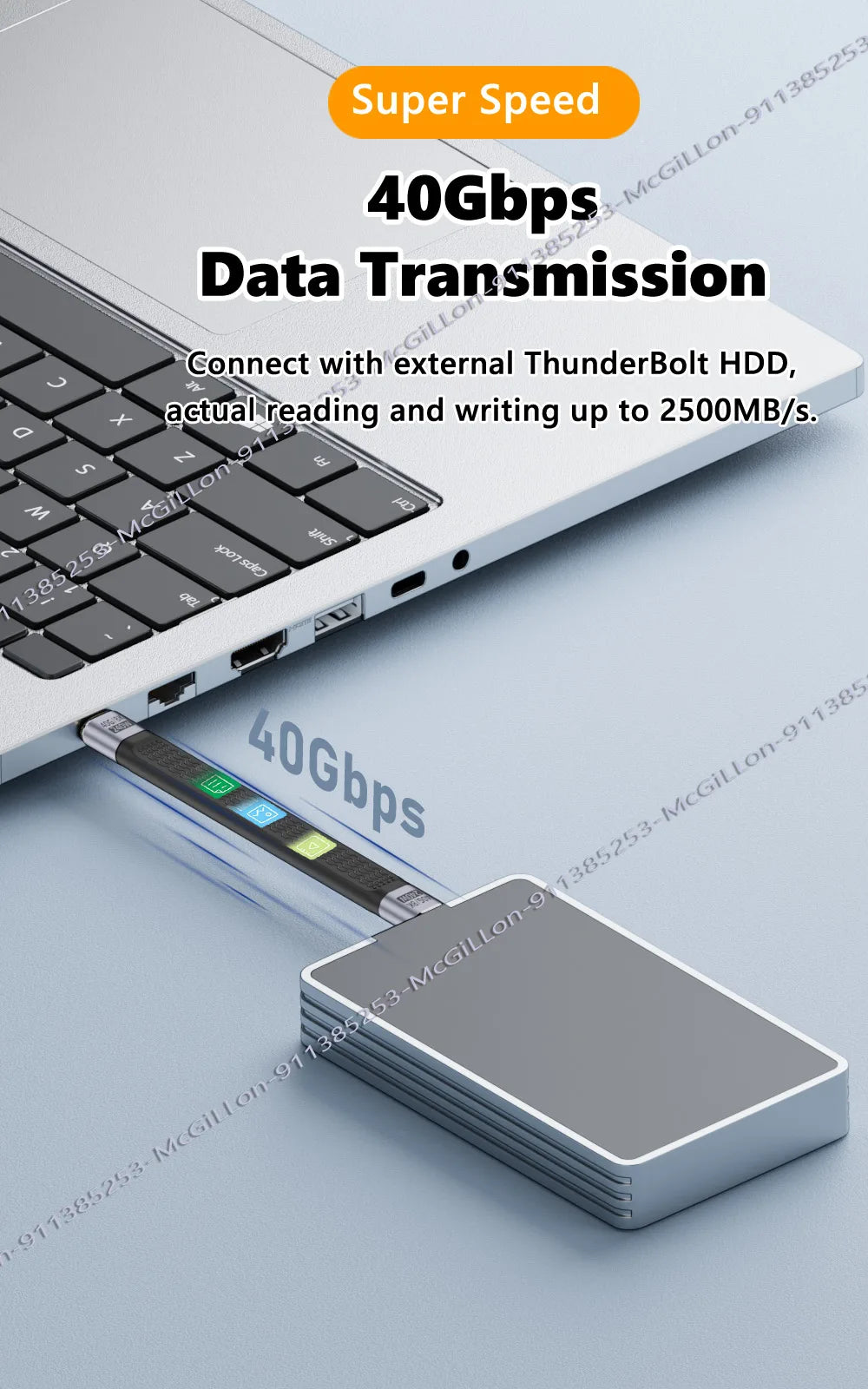 CowLost | product_id-240w-5a-usb-c-to-usb-c-thunderbolt-4-cable-40gbps-8k-60hz-fast-charge-for-macbook-samsung-xiaomi |10