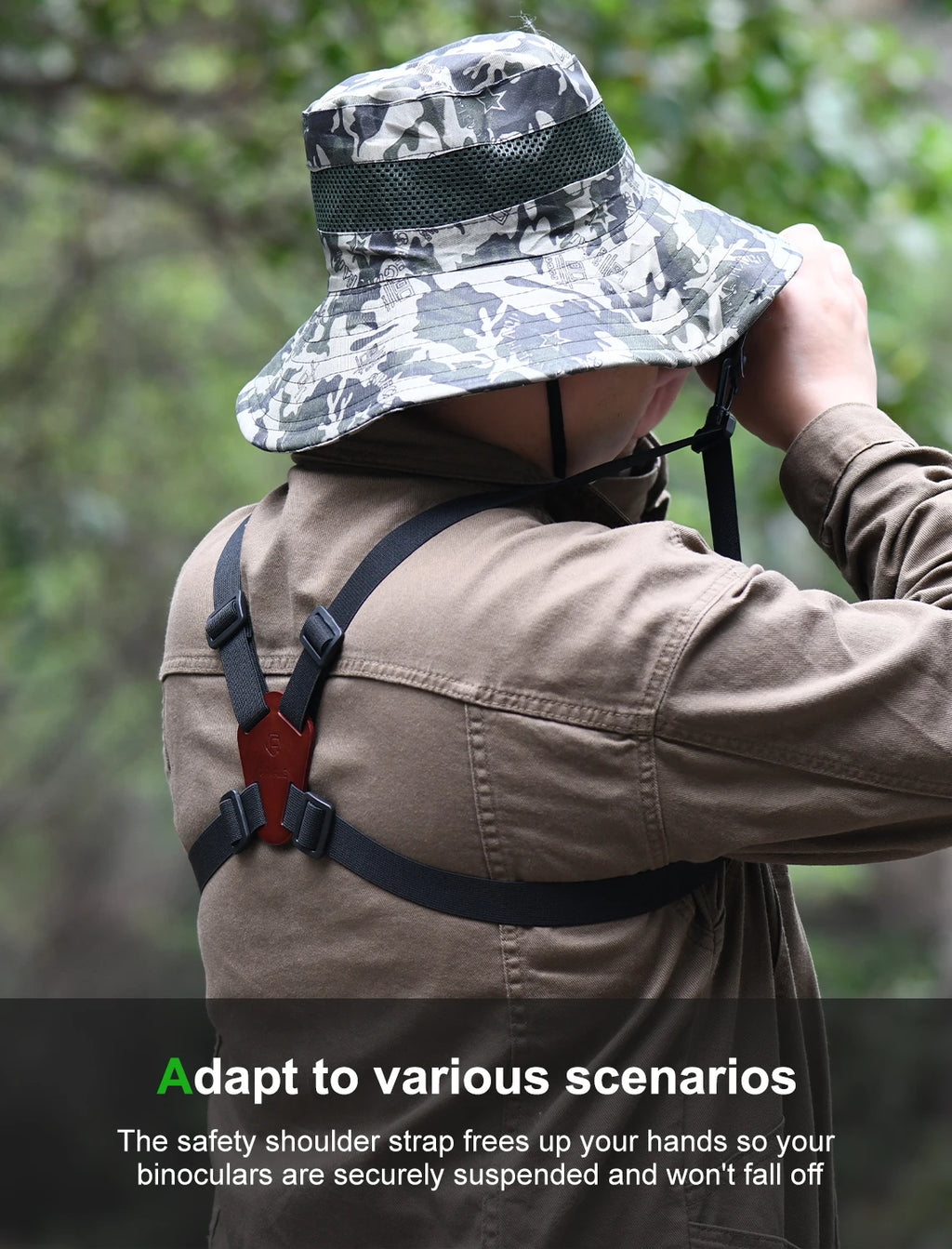 CowLost | product_id-fanaue-adjustable-double-buckle-elastic-nylon-strap-for-binoculars-and-camera-travel-photography |4
