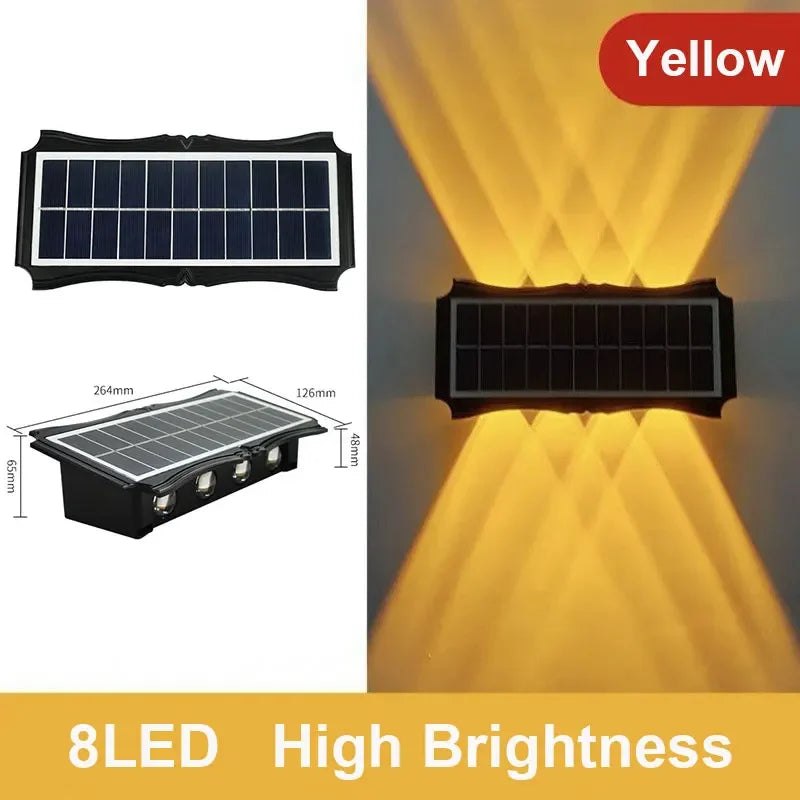CowLost | product_id-solar-led-outdoor-wall-light-high-brightness-up-and-down-garden-lamp |24