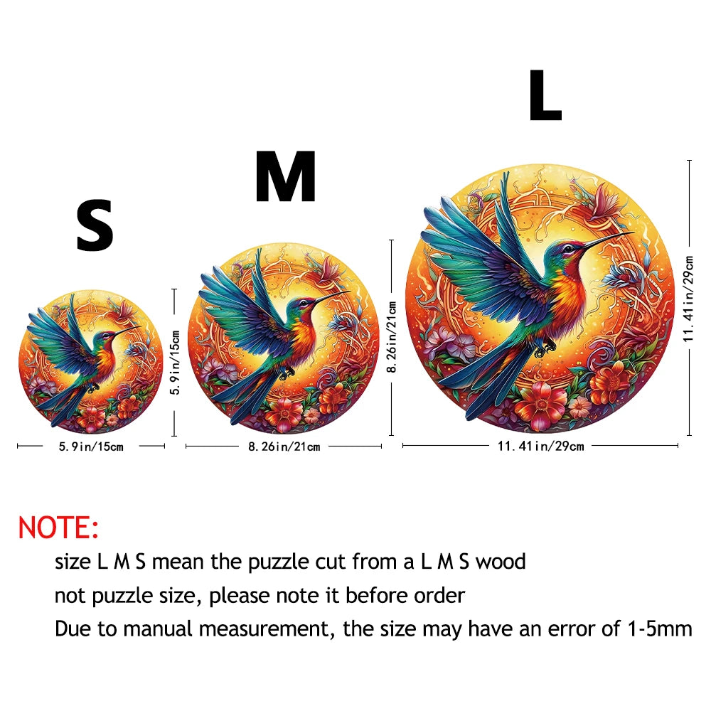 CowLost | product_id-wooden-mandala-hummingbird-jigsaw-puzzle-for-adults-with-unique-bird-shaped-pieces-great-gift |3