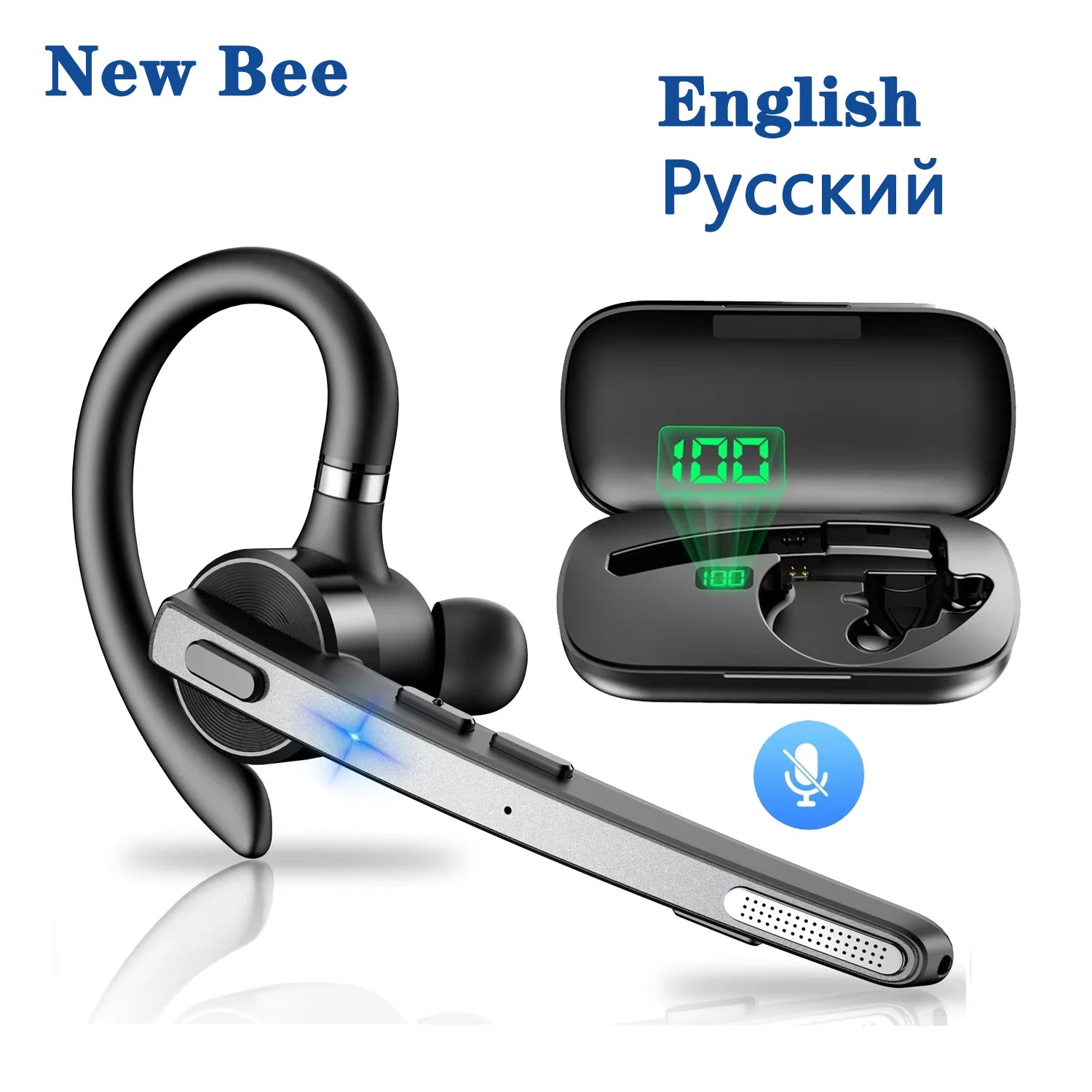 CowLost | headphone-headset-accessories-new-bee-m53-wireless-bluetooth-5-1-headset-with-dual-mic-and-noise-cancelling |1