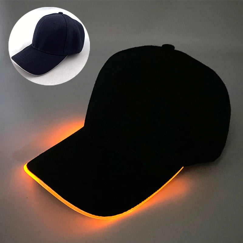 CowLost | fashion-led-glow-cap-outdoor-sport-sunshade-glowing-baseball-cap |27