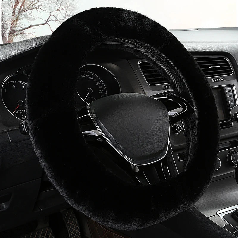 CowLost | soft-and-fluffy-otter-rabbit-plush-steering-wheel-cover-for-13-4-15-75-diameter-steering-wheels |21