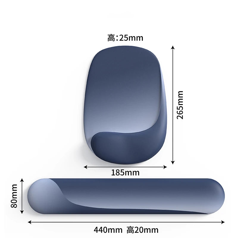 CowLost | ergonomic-mouse-pad-with-gel-wrist-support-premium-lycra-fabric-non-slip-1 |12