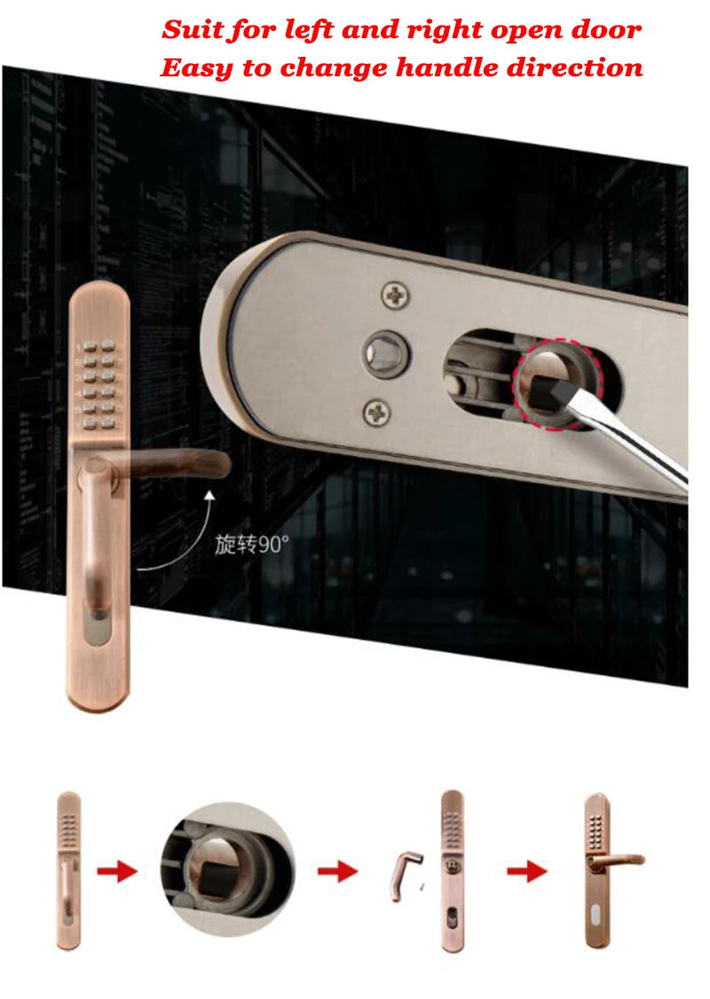CowLost | locks-keys-product_id-vseume-mechanical-keyless-combination-lock-double-keypad-waterproof-swing-gate-lock |12