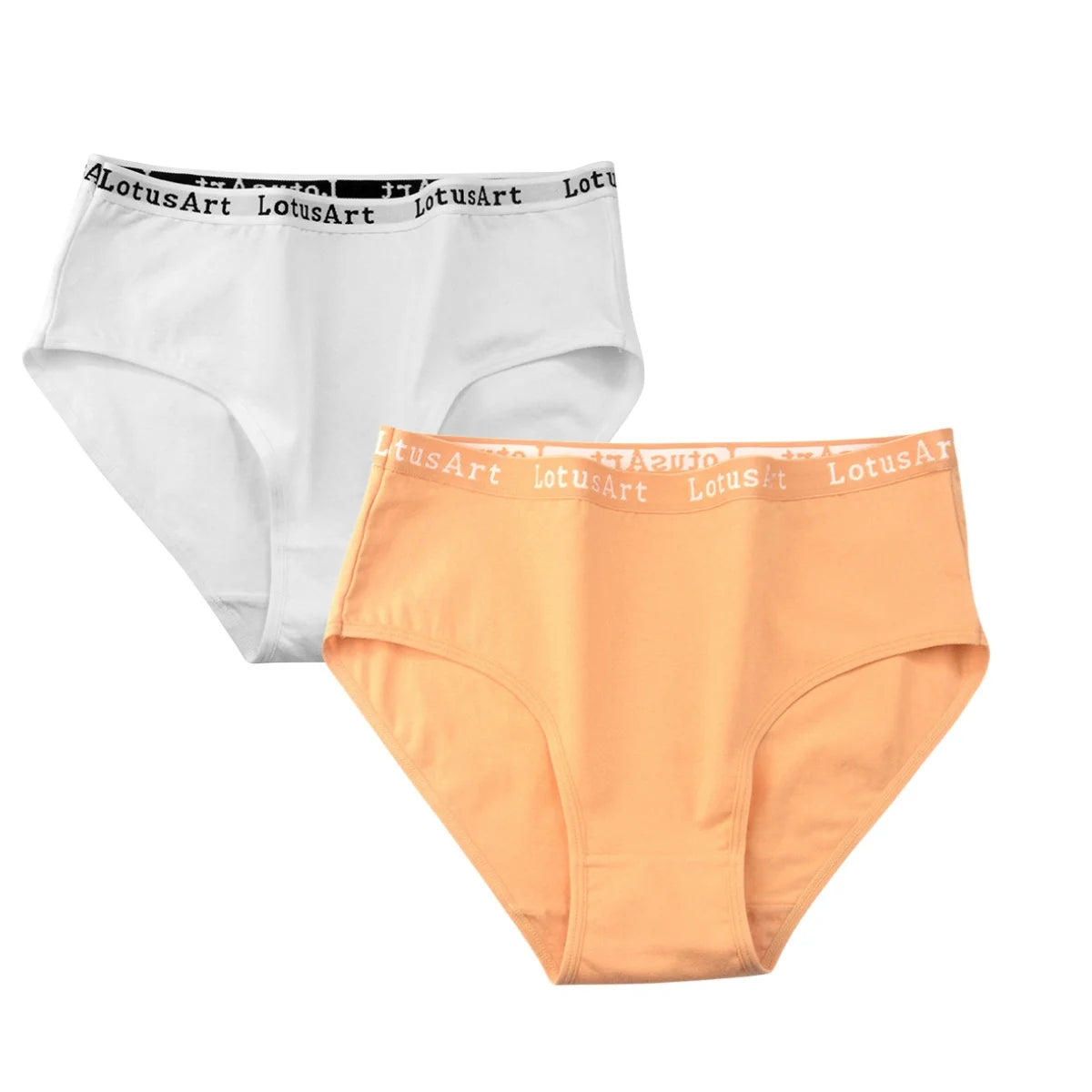 CowLost | product_id-2pcs-women-high-waist-cotton-briefs-tummy-control-breathable-m-2xl |15